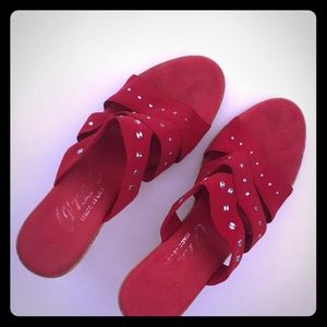 Red Sandals with Heel